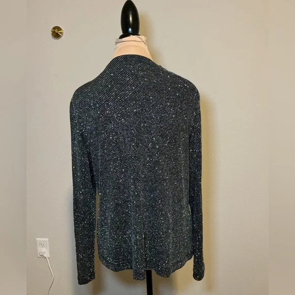 Black Sparkly Open Cardigan - Picture 2 of 3